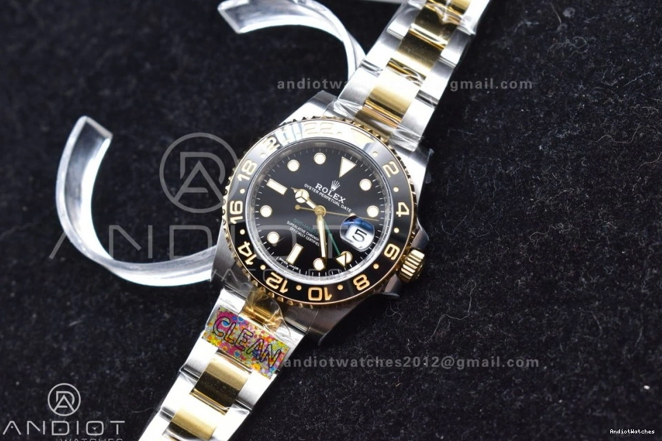 Best GMT-Master Edition Clean 904L VR Versatile Two Tone 116713 1:1 II Steel SS YG 871 1112